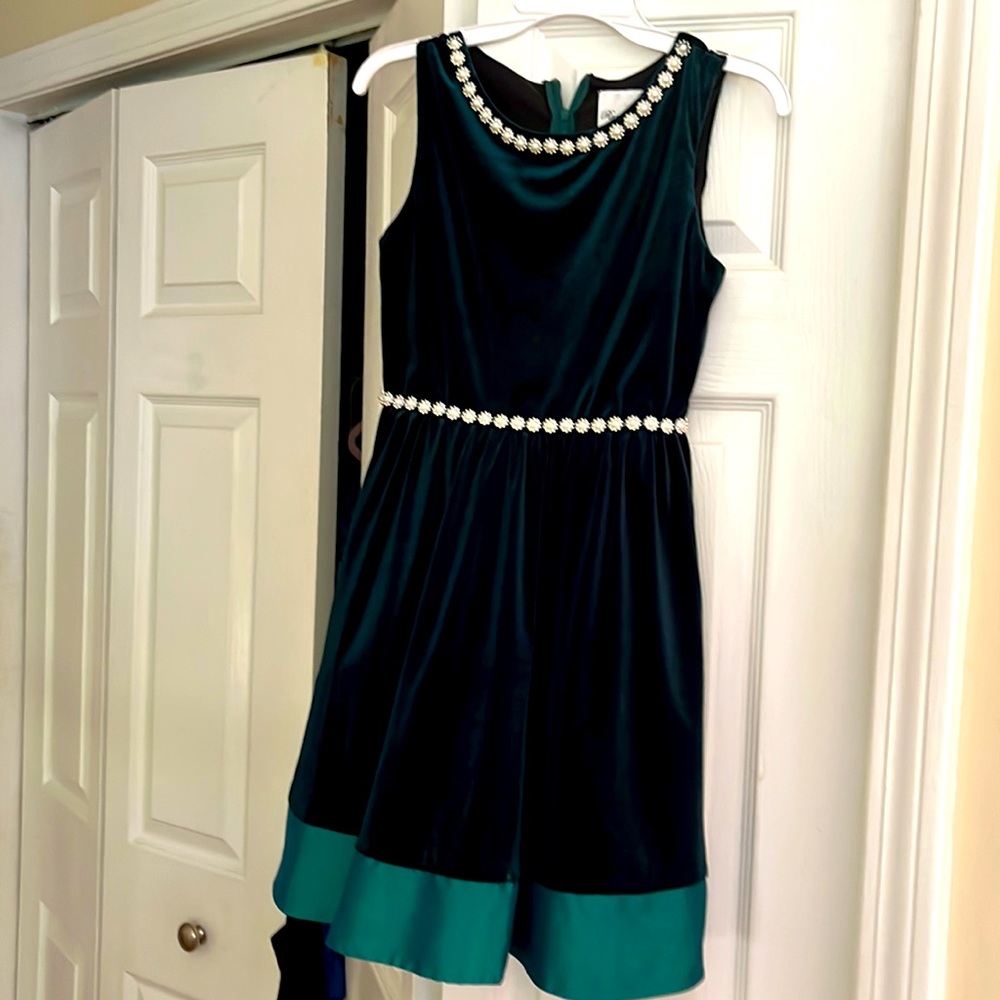 Velvet size 10 kid dress.Perfect for the holidays!